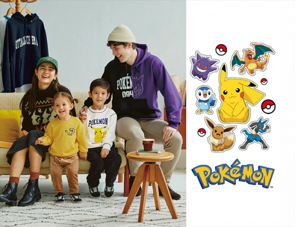 快时尚品牌GU与宝可梦携手推出全新合作系列