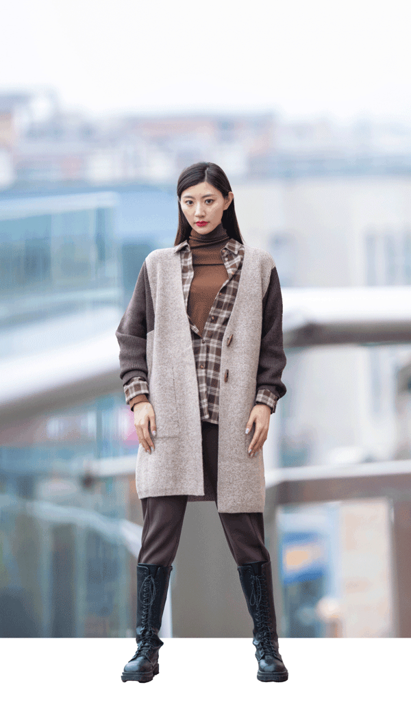 氏伽 | 暖咖色,演绎复古的秋冬穿搭!
