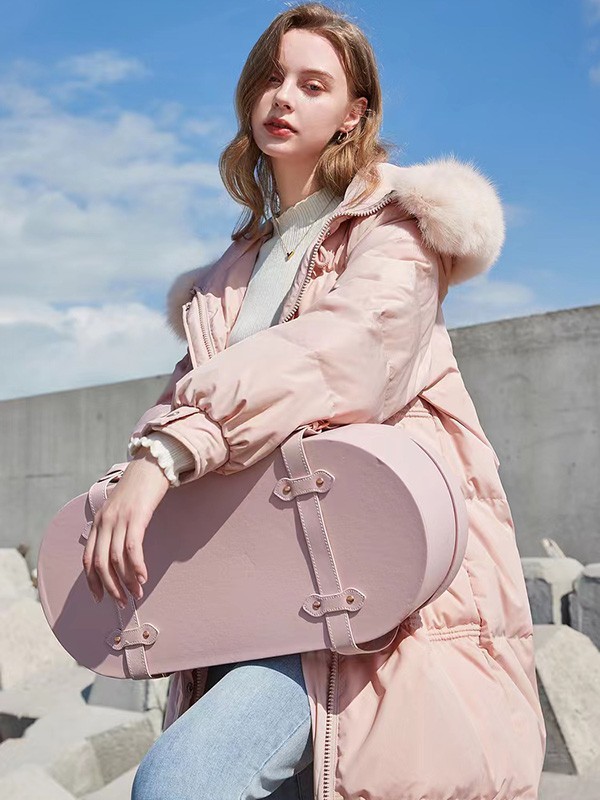 冰天雪地都能抗住的羽绒服,居然还这么好看?小个子超显腿长!