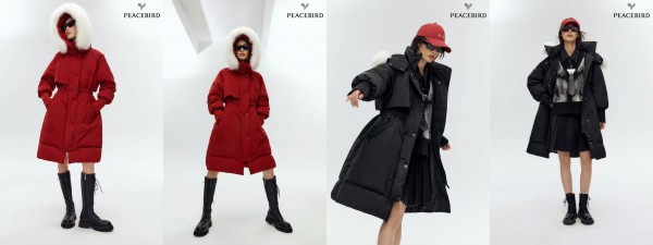 PEACEBIRD 2022时装羽绒服开启冬日型格