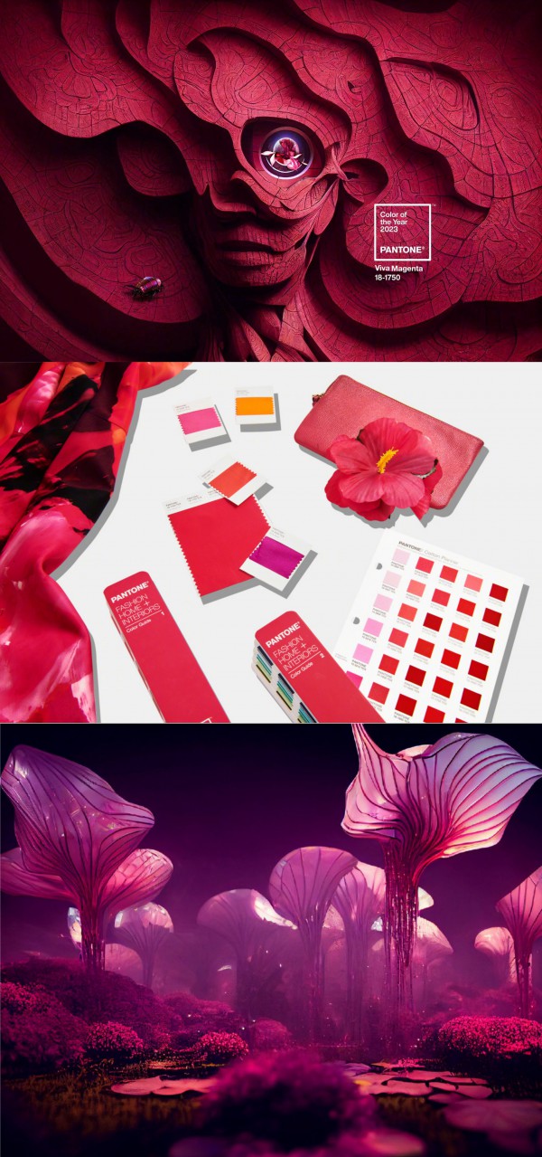 Pantone 发布 2023 年度代表色非凡洋红