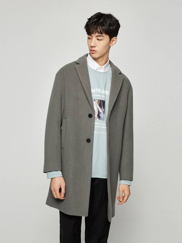 小个子男生秋冬天怎么穿大衣显高!