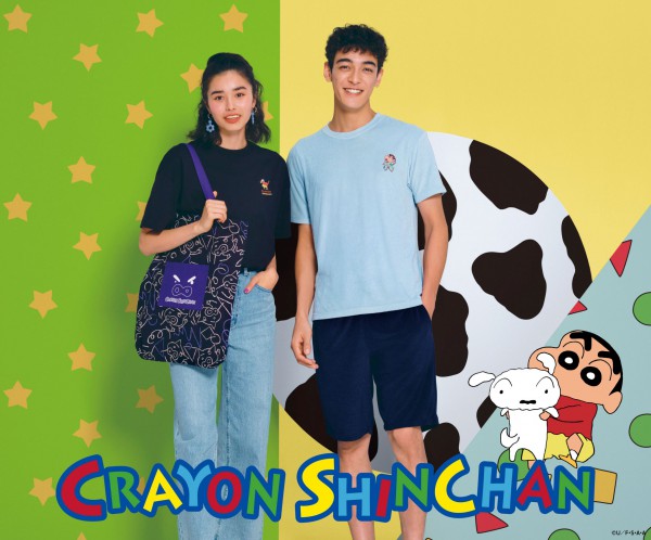 为庆祝《蜡笔小新》30 周年,G 极优首次推出联名系列