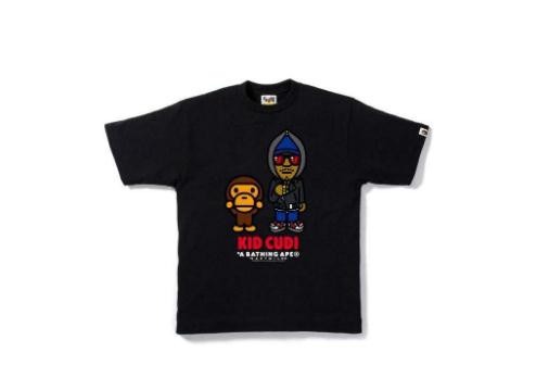 Nigo与Kid Cudi上身全新HUMAN MADE x Kid Cudi全明星主题T恤