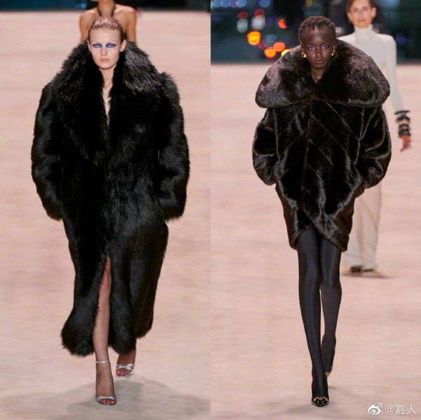 Saint Laurent 2022冬季女装系列 有一种性感叫黑色