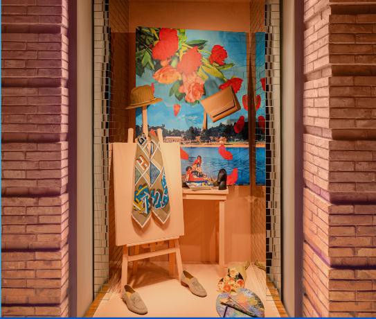 上海爱马仕之家揭幕2022春季橱窗