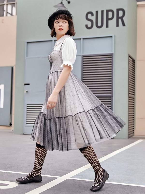 温柔拼色连衣裙怎么穿更好看 什么样的款式清爽又耐看