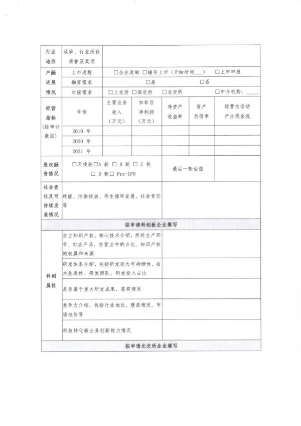 2022至2023年度纺织重点培育拟上市企业和创新型孵化项目开始征集