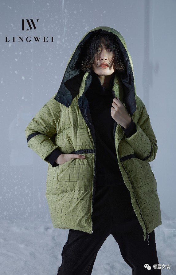 领葳LINGWEI服饰|一件羽绒服的温度,唤醒冬日的温柔