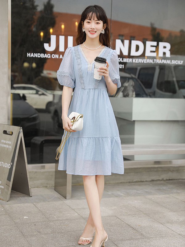 淑女裙搭配什么鞋子更好看 夏季适合穿什么样的连衣裙