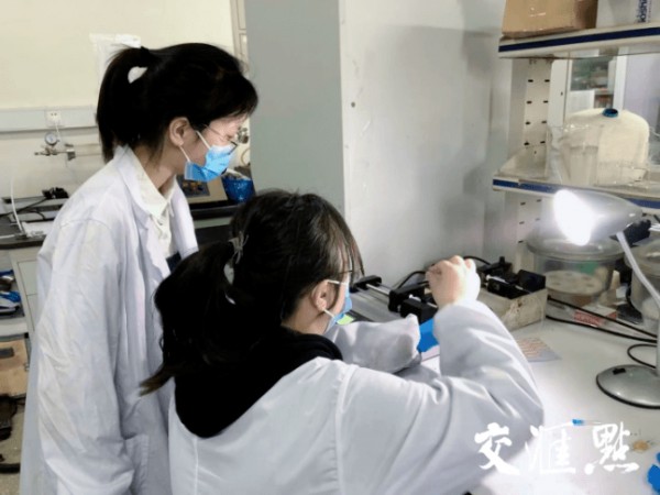 苏州大学纺织与服装工程学院一支学生科研团队研制出一种无需印染,绿色清洁的结构色纤维纱线