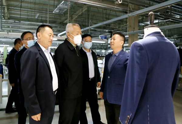 山东省领导调研指导岱银集团,鼓励企业做强做优纺织服装产业链!