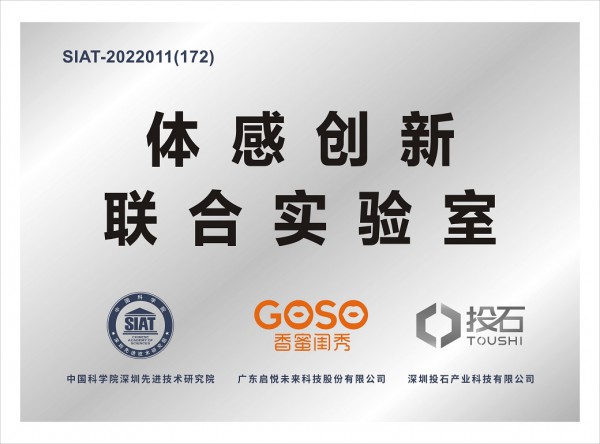 中科院深圳先进院与香蜜闺秀,投石产业科技成立体感创新联合实验室