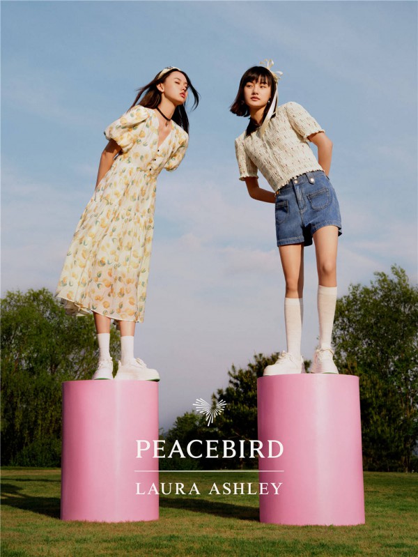 2022夏季LAURA ASHLEY × PEACEBIRD 合作系列 !生而浪漫,绽放为你!