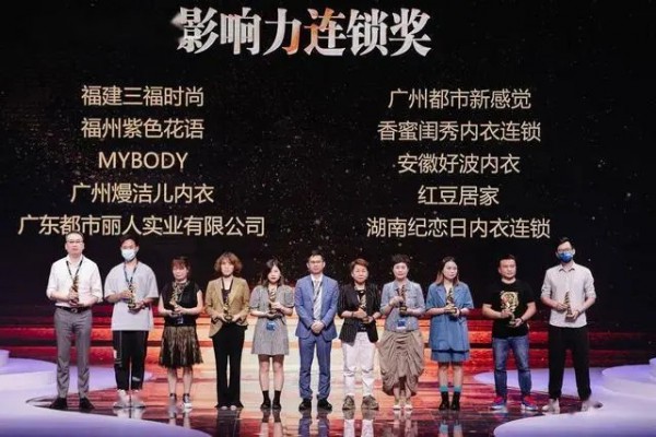 都市丽人荣获潮汕纺织服装行业颁奖盛典多项大奖
