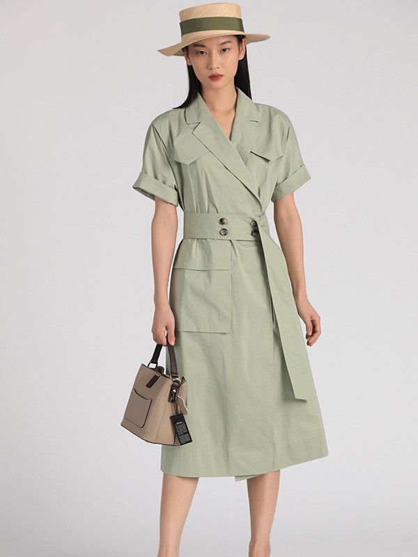 夏季绿色连衣裙怎么挑选 中高端女装推荐什么品牌