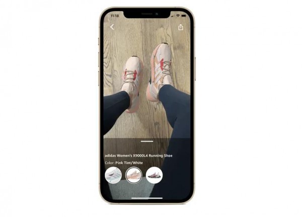 亚马逊推出AR虚拟试鞋功能,该功能面向地区为美国和加拿大