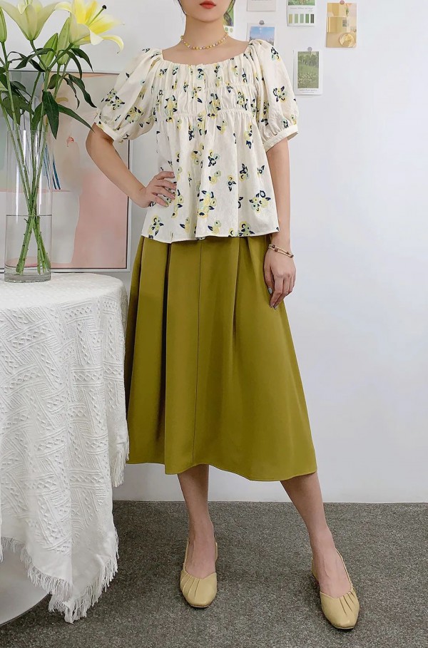 施舜女装OBSESSION新品|独享夏日微风中的清新印花