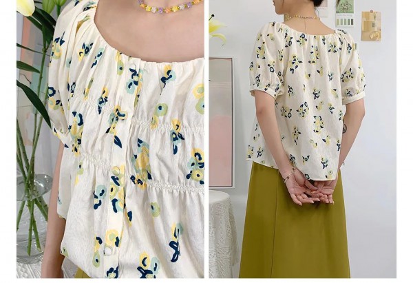 施舜女装OBSESSION新品|独享夏日微风中的清新印花