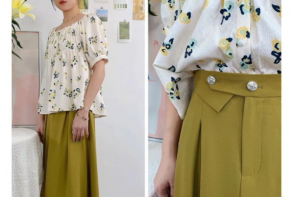 施舜女装OBSESSION新品|独享夏日微风中的清新印花