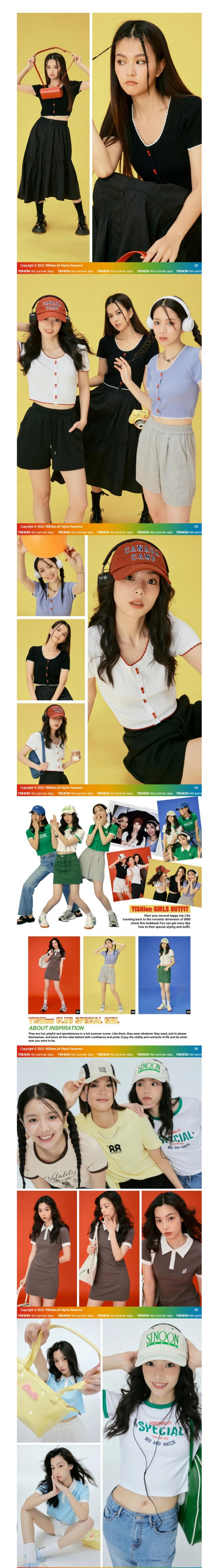 YISHION以纯 | 夏日糖果女孩,跳脱大胆色彩!
