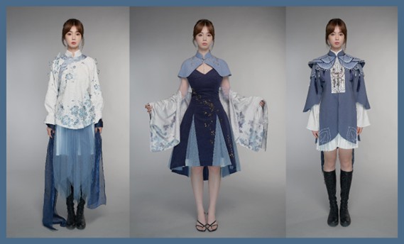 弘扬传统工艺,上海工艺美术职业学院展示哈尼族服饰传承与创新系列“锦绣霓裳”