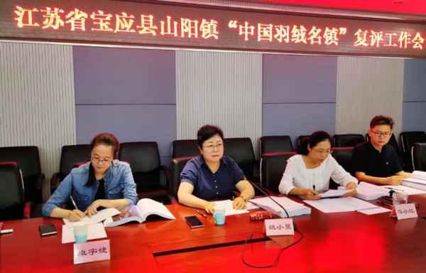 “中国羽绒名镇·山阳”复评工作会顺利召开