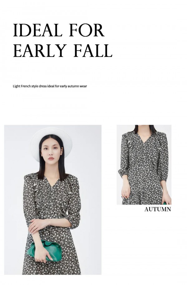 JIARENYUAN 西纳维思| 碎花单品,初秋的入场券