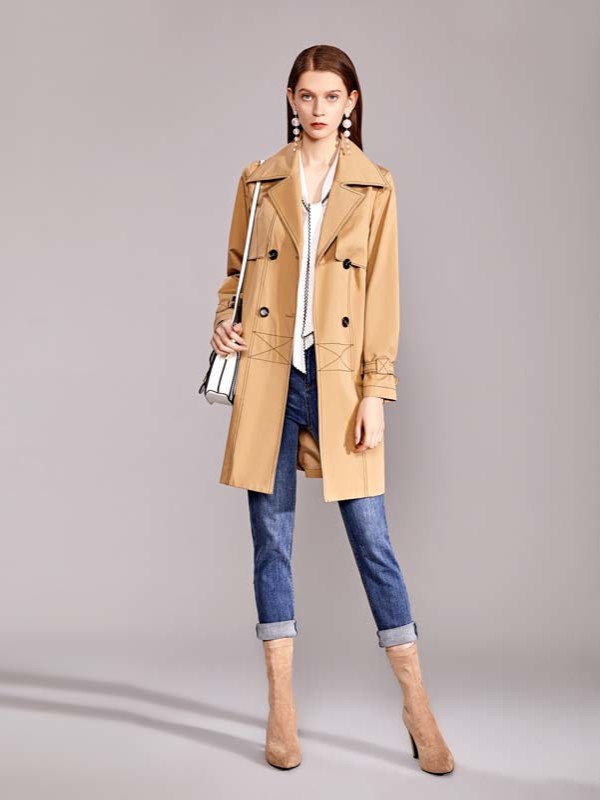 迪笛欧女装教你风衣怎么穿更高级?