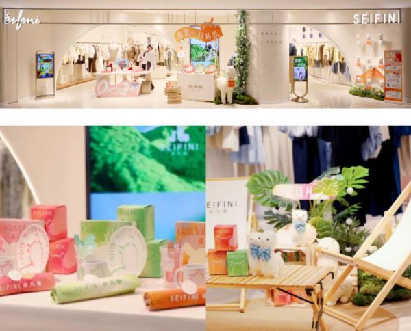 女装品牌诗凡黎全国第一家原创IP主题门店在北京西单大悦城亮相 宠物IP营销受青睐