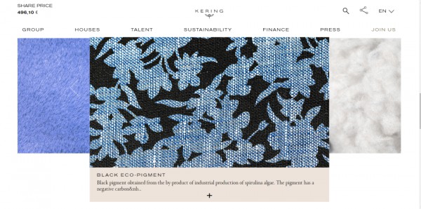 开云集团加速开发基于100%天然工艺的替代染色方案