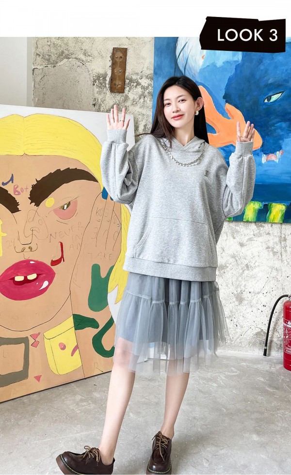 方示 | 三套卫衣LOOK,领略新季时髦