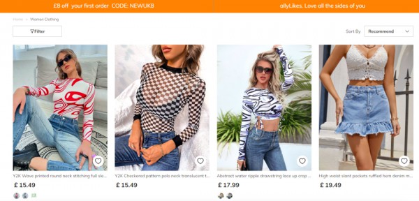 曾对标SHEIN的阿里独立站allyLikes,流量大幅下滑