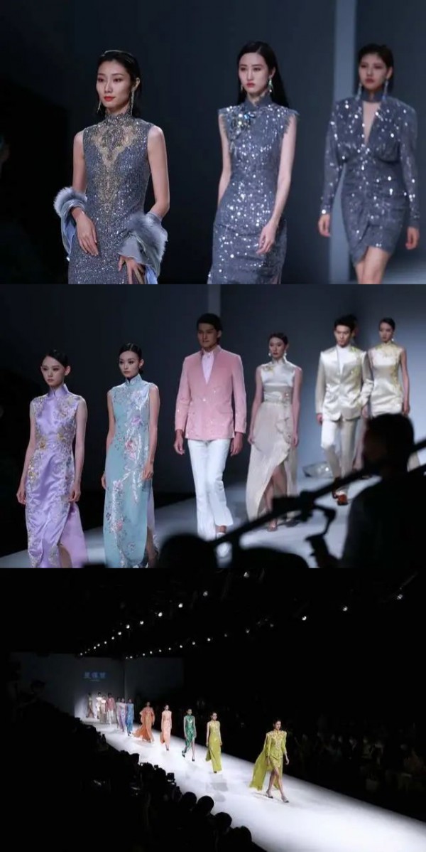 旗袍品牌蔓楼兰【游仙•梦】春夏高定SS2023上海时装周时尚发布