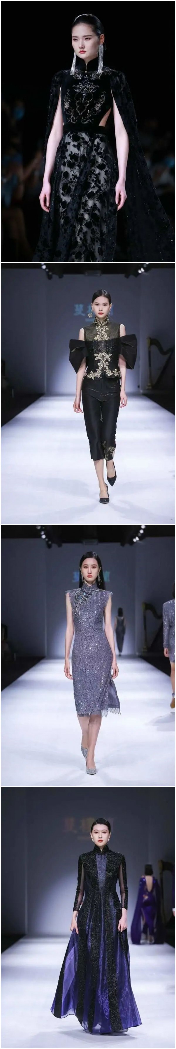 旗袍品牌蔓楼兰【游仙•梦】春夏高定SS2023上海时装周时尚发布