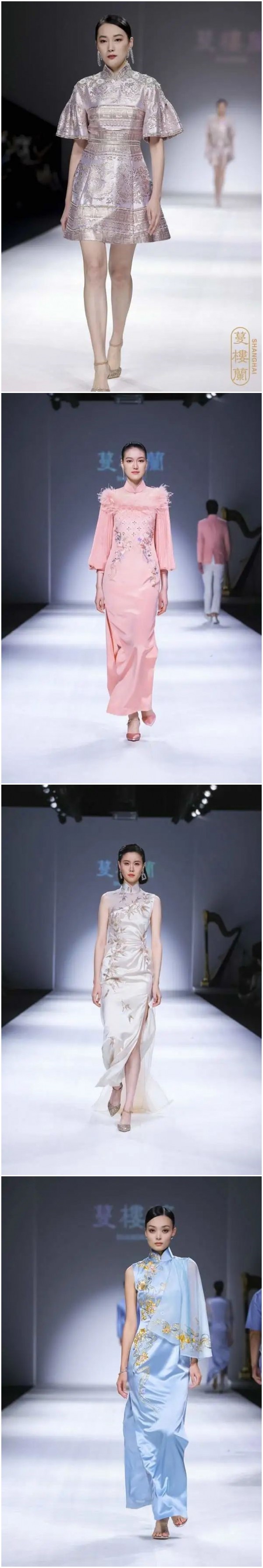 旗袍品牌蔓楼兰【游仙•梦】春夏高定SS2023上海时装周时尚发布