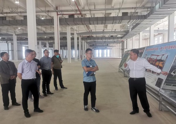 无锡技立印染有限公司到访夏邑印染产业园洽谈合作