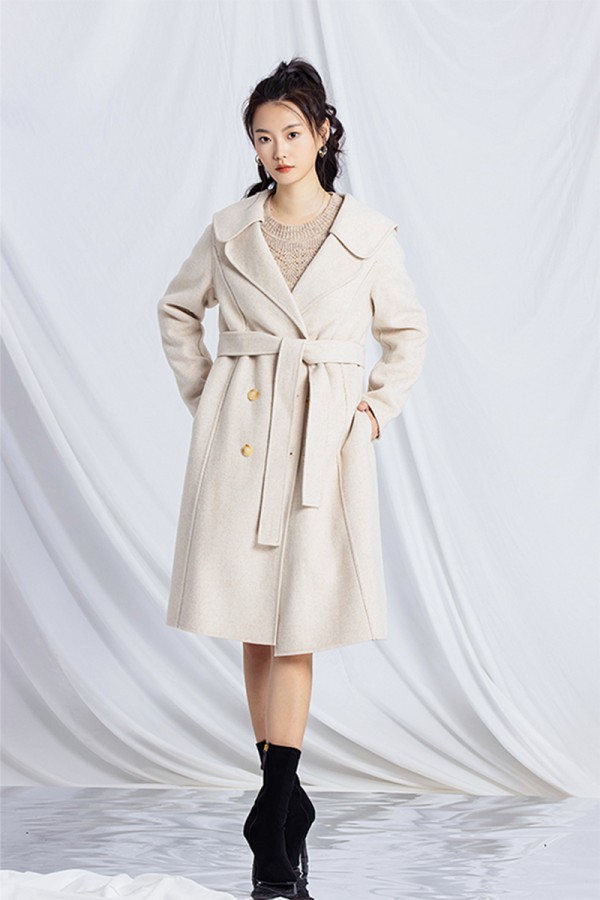 阿依莲女装冬季新款毛呢大衣 轻松拿捏优雅格调
