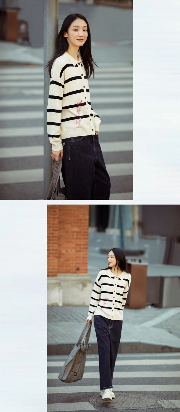 飞鸟和新酒 | 条纹LOOK 充满活力的舒适