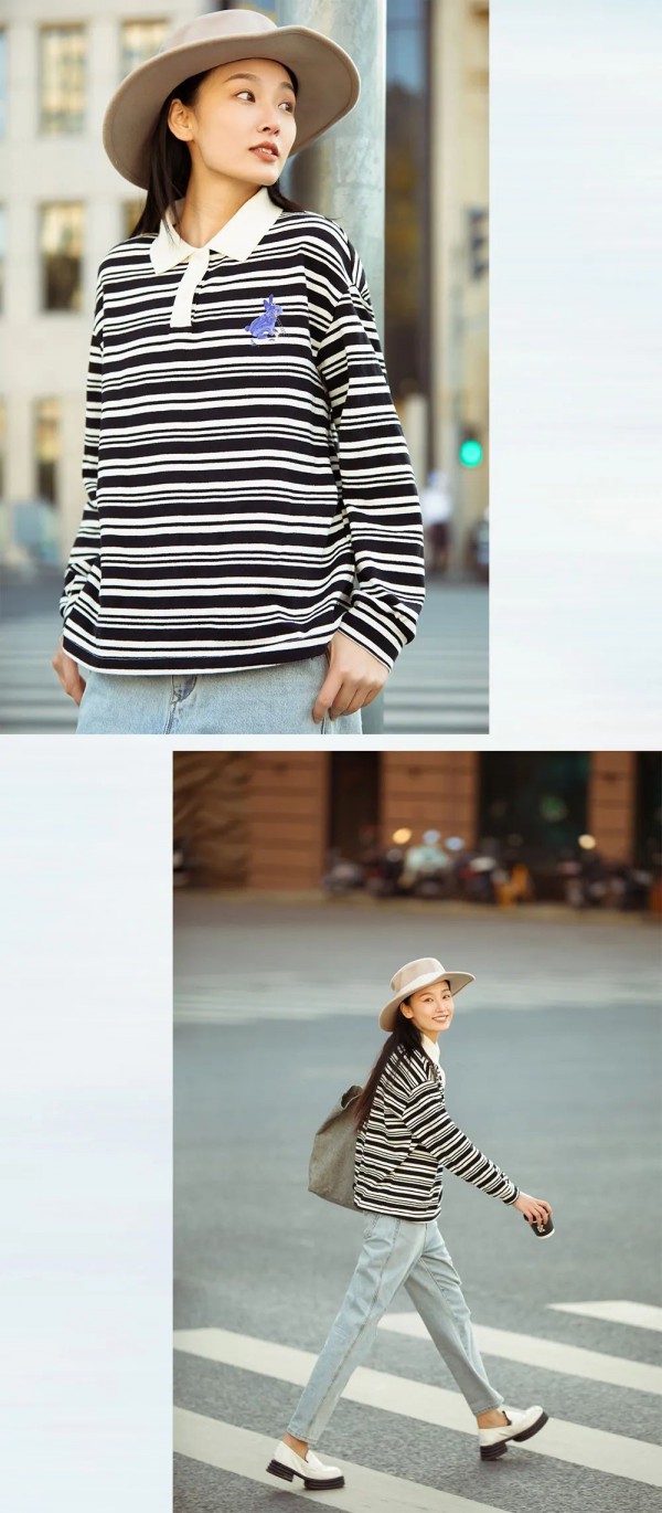 飞鸟和新酒 | 条纹LOOK 充满活力的舒适