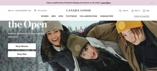 加拿大鹅公布五年规划:年销售额增至30亿美元,今年内门店数量翻番