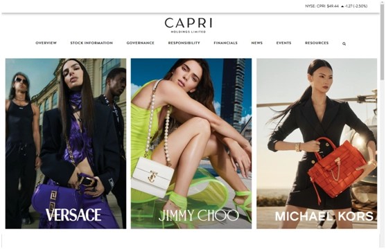 范思哲母公司2023财年销售下滑6%至15.1亿美元