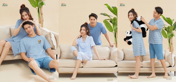 天竹家居 | 情侣家居服系列上新,情人节就要“宅”在一起!