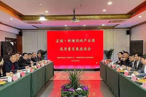 宣城·新塘羽绒产业园高质量发展座谈会暨招商推介会召开
