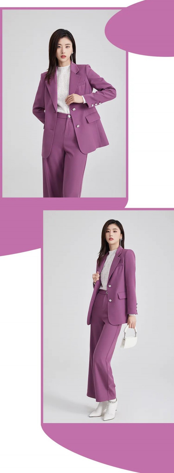 依妙 | 春日简雅西装look