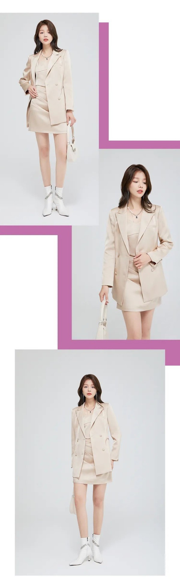 依妙 | 春日简雅西装look