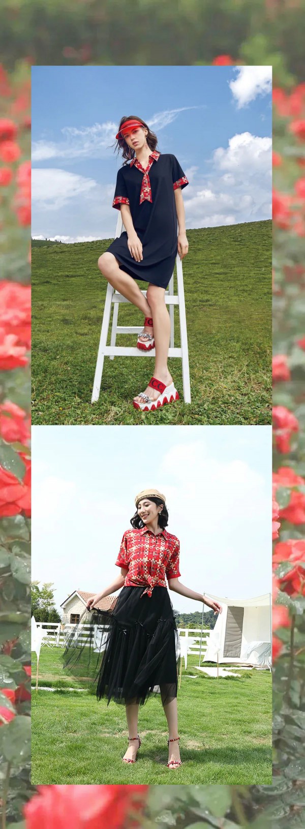 若岚菲 |  气质大红穿搭,绽放女性魅力!