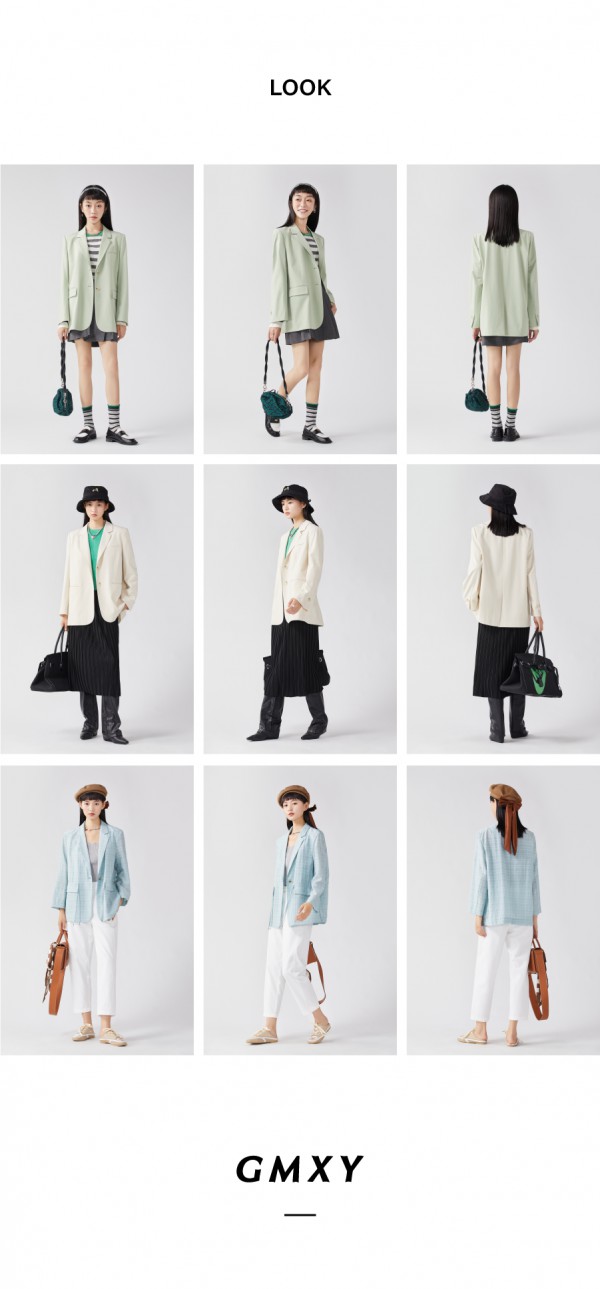 古木夕羊| 清新色系西装,俏皮舒适!