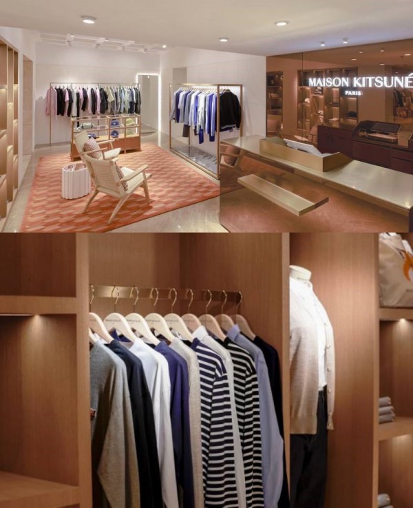 法国时装品牌Maison Kitsuné 南京德基广场精品店正式揭幕