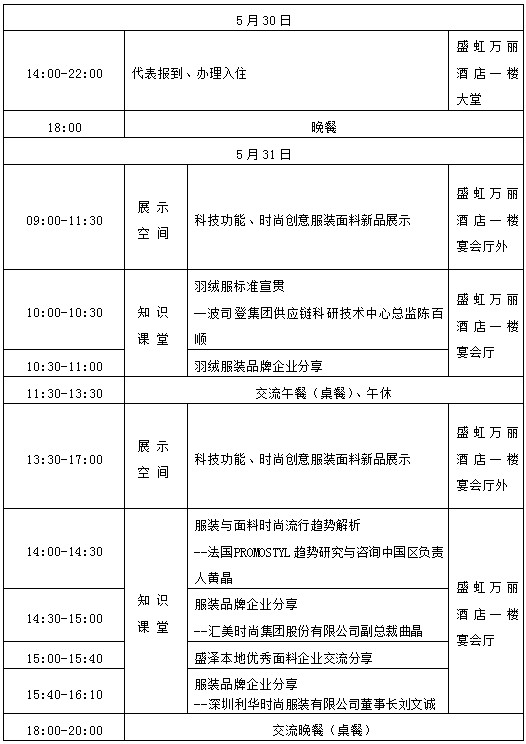 关于召开中国（盛泽）服装供应链新品展示对接会的通知